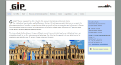 Desktop Screenshot of giplaw-europe.com