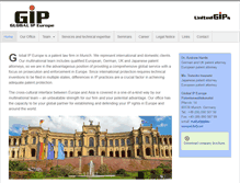 Tablet Screenshot of giplaw-europe.com